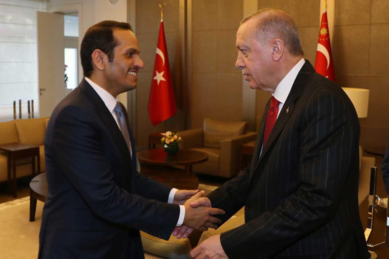 Cumhurbaşkanı Erdoğan, Katar Başbakan Yardımcısı Sani'yi kabul etti